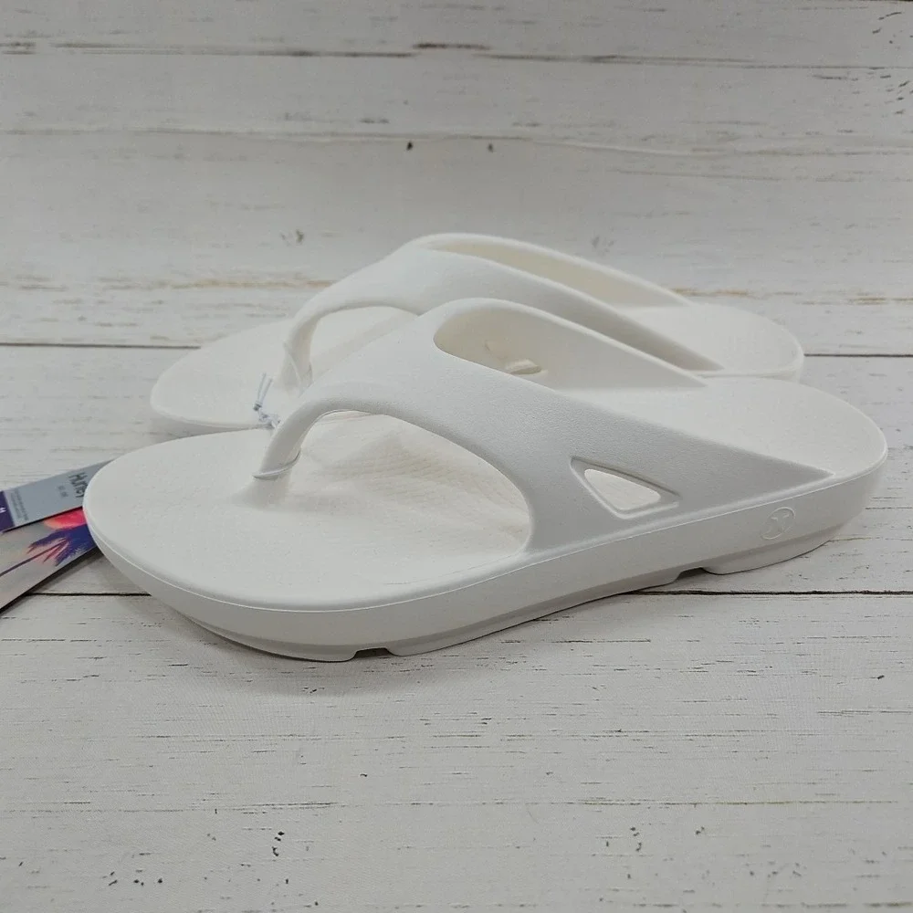 Hurley Injection Mens Size 11 Cream Flip Flop Sandals Casual Recovery Non Slip